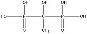 羥基乙叉二膦酸(HEDP)結(jié)構(gòu)式